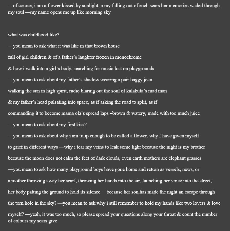 asking a man about childhood